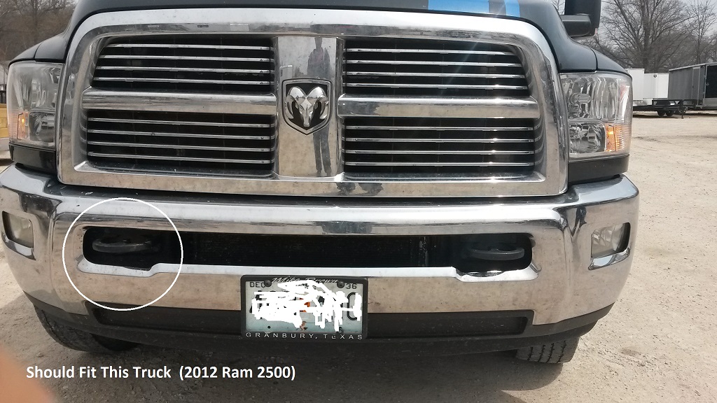 ram front tow hooks